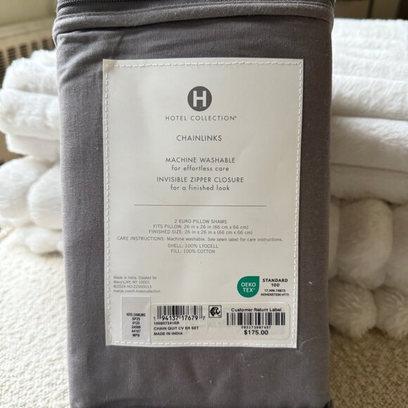 Euro Pillow Sham Set (2) - Picture 3 of 7